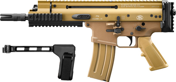 FN SCAR 15P, 5.56 NATO, 7.5" Barrel, 10 Rds, Flat Dark Earth 