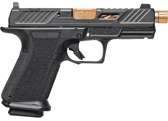 Shadow Systems MR920, 9MM, 4.5" Barrel, 10 Rds, Black/Bronze - 810120312736 
