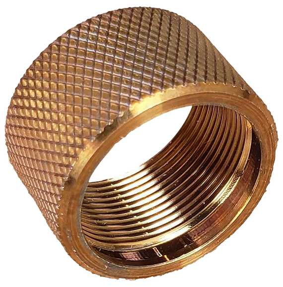 Otter Creek OPS AE OC Thread Protector, Raw Heat Treat, Gold - 664533659021 