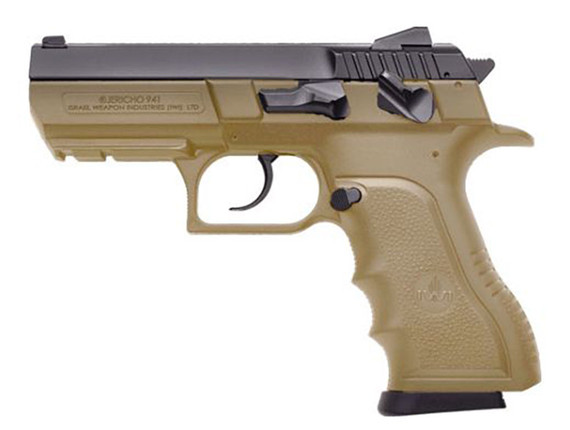 IWI Jericho 941 Enhanced, 9MM, 4.4" Barrel, 17 Rds, Flat Dark Earth - 859735005893 