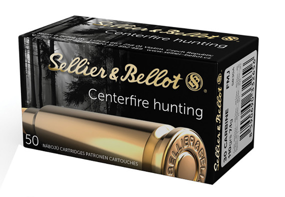 Magtech S&B 30 Carbine, 110 Grain, FMJ, 50 Rounds - 754908510375 