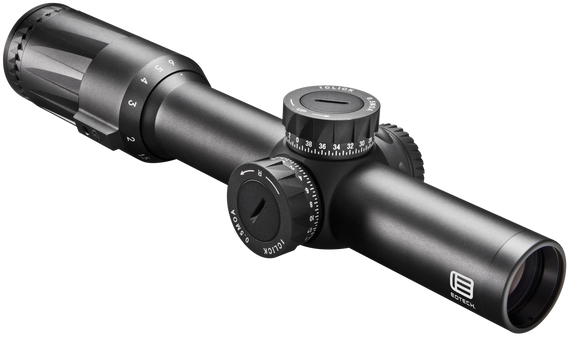 Eotech Vudu FFP, 1-6x Magnification, Illuminated Green SR1-MRAD Reticle, Anodized - 672294110217 