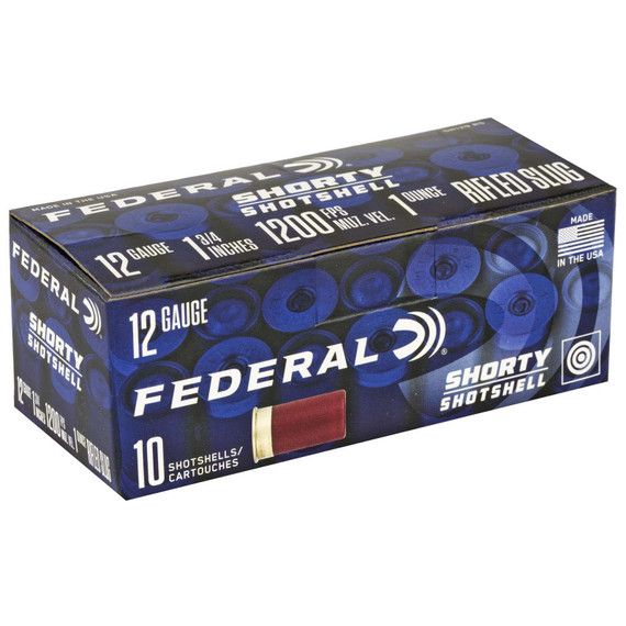Federal Shorty, 12GA, 1.75" Barrel, 10 Rds, Lead - 604544651454 