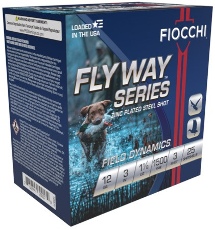 Fiocchi Flyway Steel 12ga 3" 1 1/8oz 1500FPS #3 