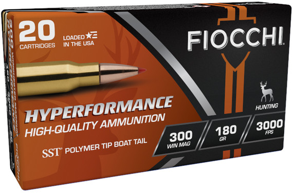 Fiocchi 300WMHSA, 300 Win Mag, 20 Rds, SST Polymer Tip - 762344709079 