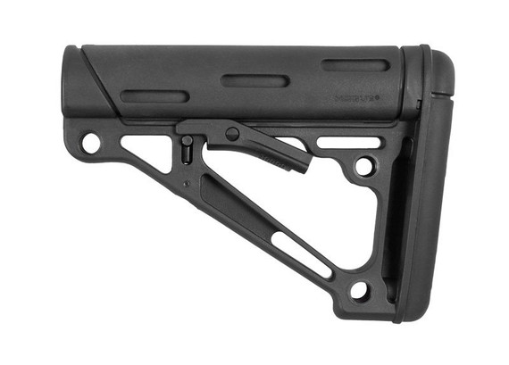 Hogue 15050 OverMolded Collapsible Buttstock, Black OverMolded Rubber, Black Finish