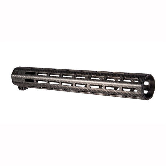 Faxon Firearms Streamline Handguard, Carbon Fiber, 15" M-LOK, Black - 816341020948 