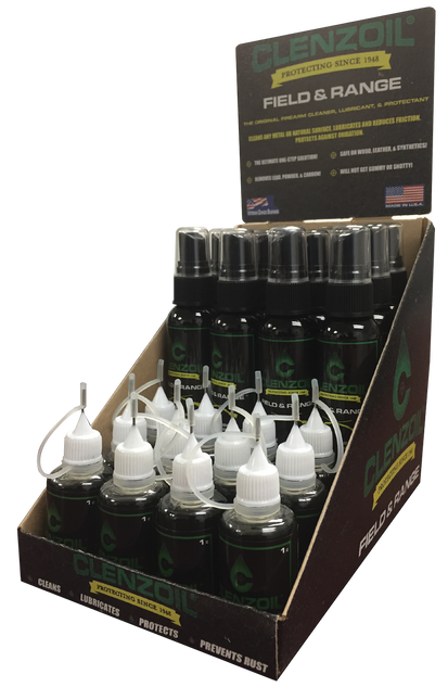 Clenzoil 2281 Field & Range Counter Display, Gun Lubricant, Cleaner, Counter Top Display