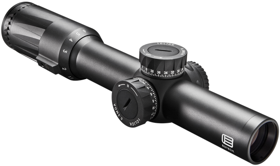 EO Tech VDU16FFSR2G Vudu, 1-6x Magnification, Illuminated Green SR2-MOA Reticle, Black Hardcoat Anodized - 672294110224 