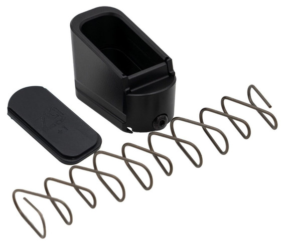 Shield Arms Z9 +1 Mag Extension, Easy Access Floor Plate, Anodized - 850029544845 