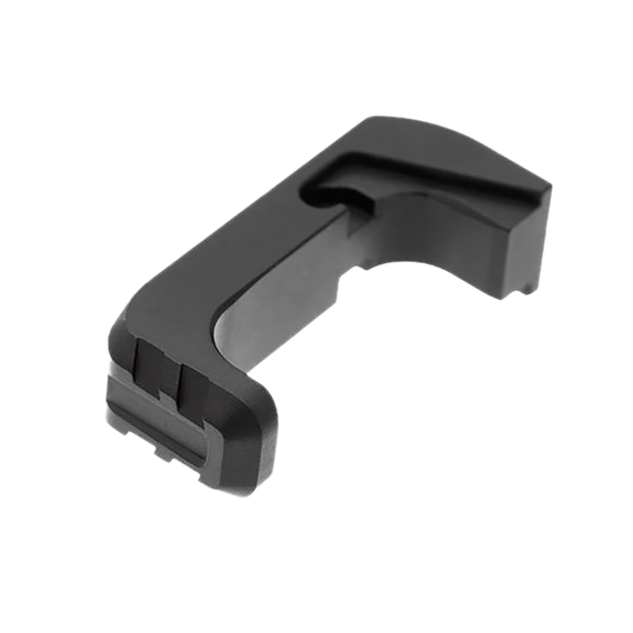 Tyrant CNC Crossover Extended Magazine Release, Black Aerospace Grade Aluminum, Fits Glock 43x/48 - 7426848613388 