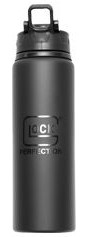 GLOCK Aluminum Sports Bottle, Matte Black Finish, 28 oz - 764503910388 