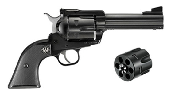 Ruger Blackhawk Convertible, 45 Colt/45 ACP, 4.62" Barrel, 6 Rds, Blued - 736676004461 