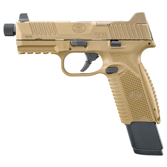 FN FN 509 Tactical, 9MM, 4.5" Barrel, 17/24 Rds, Flat Dark Earth 