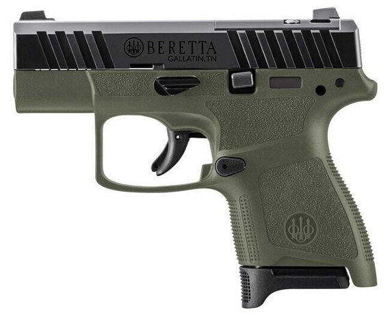 Beretta APX A1 Carry, 9MM, 3.00" Barrel, 8 Rds, OD Green - 082442969367 