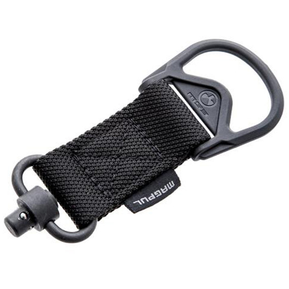Magpul Single Point QD Adapter, Heavy-duty QD Sling Swivel, Black - 873750010762 