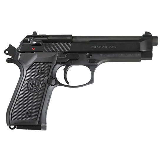 Beretta M9, 9MM, 4.90" Barrel, 13 Rds, Black Anodized - 082442816838 