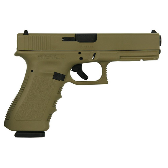 Glock G17 Gen 3, 9MM, 4.49" Barrel, 17 Rds, FDE - 688099401290 