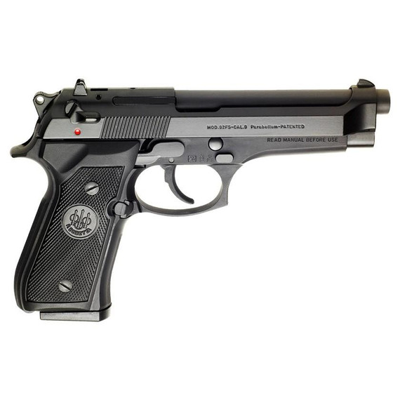 Beretta 92FS, 9MM, 4.90" Barrel, 15 Rds, Matte Black - 082442051987 