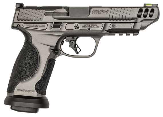 Smith & Wesson M&P9 M2.0 Competitor, 9MM, 5" Barrel, 17 Rds, Tungsten Gray Cerakote - 022188895070 