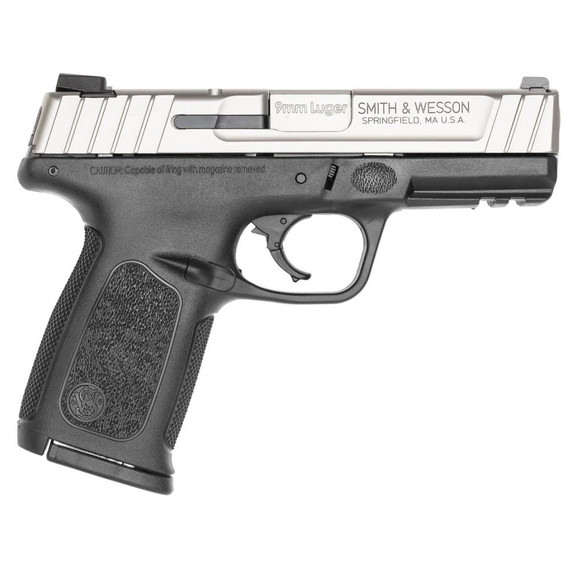 Smith & Wesson SD9 VE, 9MM, 4.00" Barrel, 10 Rds, Stainless Steel - 022188150520 
