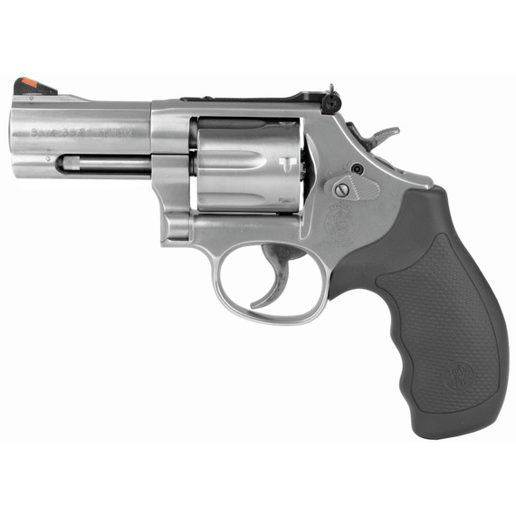 Smith & Wesson 686-6 PLUS, 357MAG, 3.00" Barrel, 7 Rds, Satin Stainless - 022188643008 