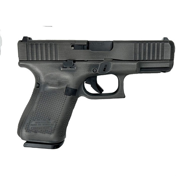 Glock 19 GEN5 MOS, 9MM, 4.02" Barrel, 15 Rds, Distressed Tungsten - 050806001664 