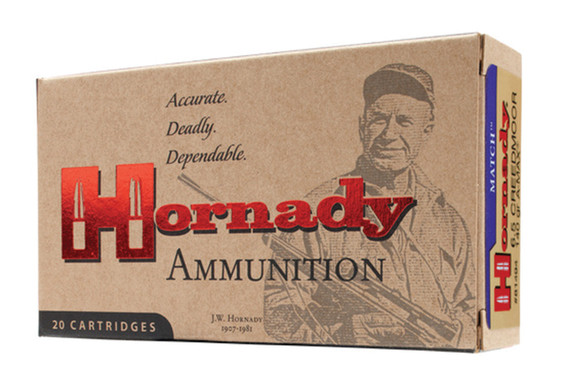 Hornady Match 6mm Creedmoor, 108 Gr ELD-M, 20/Box - 090255813913 
