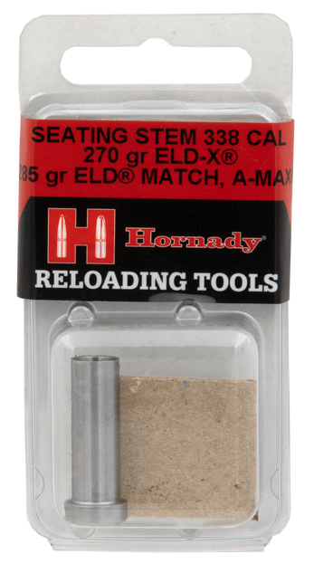 Hornady 397110 ELD Match Bullet Seating Stem, 338 Cal, 270 gr ELD-X - 090255971101 