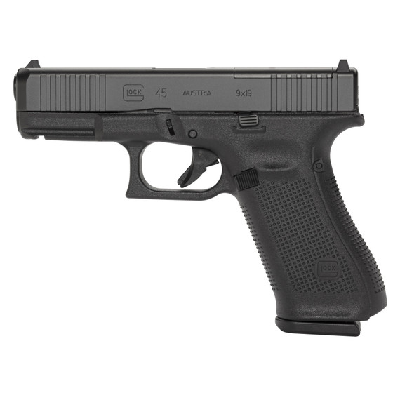 Glock G45MOS, 9MM Luger, 4.02" Barrel, 17 Rds, nDLC - 764503052095 