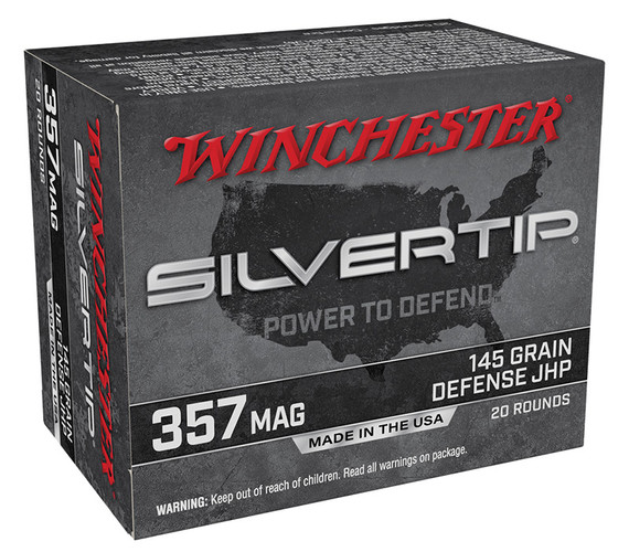 Winchester Silvertip, 357 MAG, 145 Grain, 20 Rounds - 020892227774 