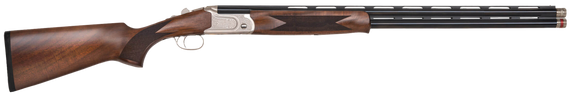Mossberg Gold Reserve, 12 Gauge, 30.00" Barrel, 2 Rds, Polished Silver w/Gold Inlay - 015813754910 