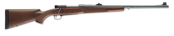 Winchester Model 70 Safari Express, 375 H&H Magnum, 24" Barrel, 3 Rds, Matte/Grade I Walnut - 048702002496 