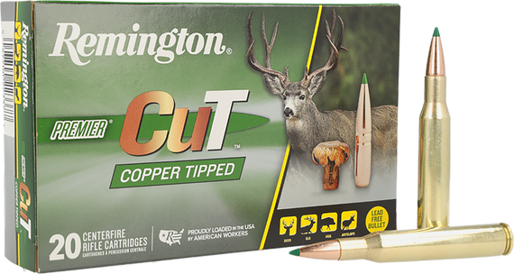 Remington Premier CuT, 270 Win, 130gr, Copper Tipped, 20 Rds - 047700223377 