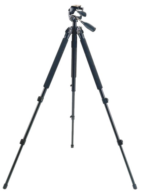 Bushnell 784040 Advanced Tripod, Black Titanium, 3-Way Pan Head - 029757784049 