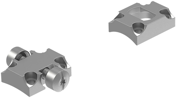 Leupold Standard Base, Silver, 2-Piece, Browning X-Bolt - 030317654252 