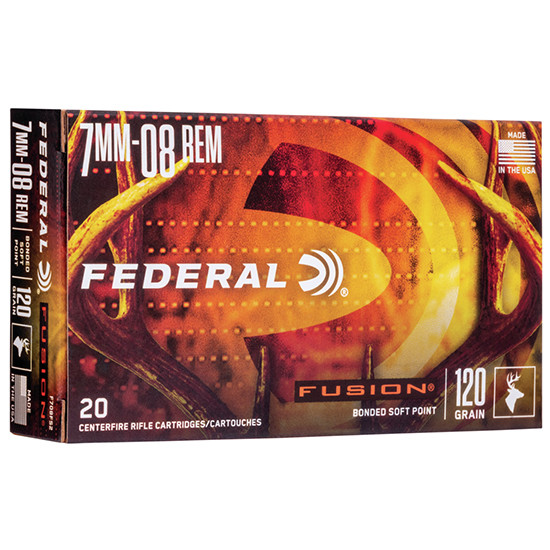 Federal Fusion Rifle, 7MM-08 Rem, 16.00" Barrel, 20 Rds, Black Anodized - 029465061609 