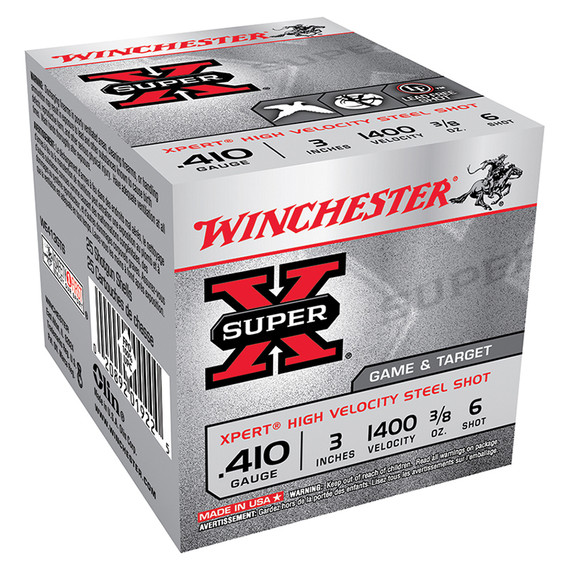 Winchester SuperX 410Ga 3" 3/8oz HV LF #6 - 020892019232 