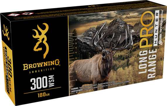 Browning Long Range Pro Hunter, 300 WSM, 180 Grain, 200 Rounds - 020892230217 