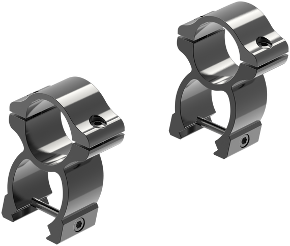 Leupold Rifleman 57395, Detachable See-Thru, 1" High, Gloss Black - 030317573959 