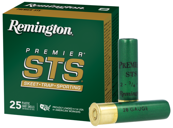 Remington Premier STS, 28 Gauge, 2.75" Shell, 3/4 oz, 9 Shot, 25 Rounds - 047700300900 
