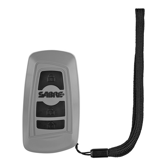 Sabre 3-In-1 Key Fob Stun Gun, 70-Lumen LED Flashlight, Rechargeable, Gray - 023063808321 