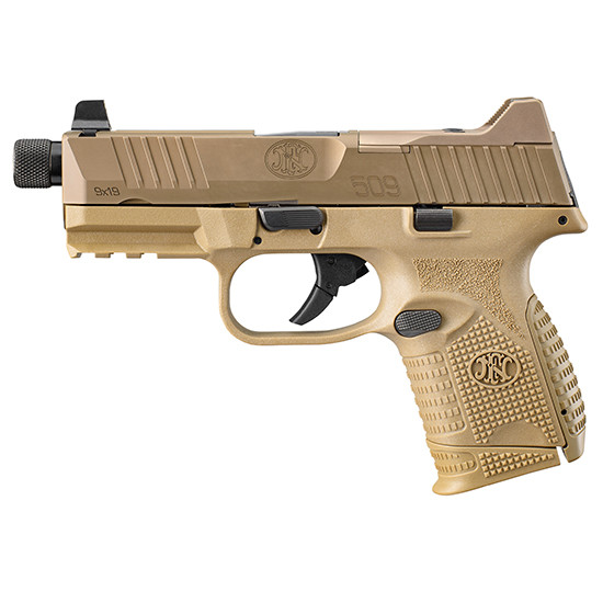 FN 509C Tactical, 9MM, 4.32" Barrel, 12/24 Rds, Flat Dark Earth 