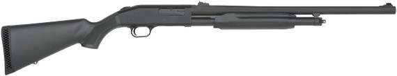 Mossberg 500 Slugster, 12GA, 24" Barrel, 5 Rds, Matte Blued