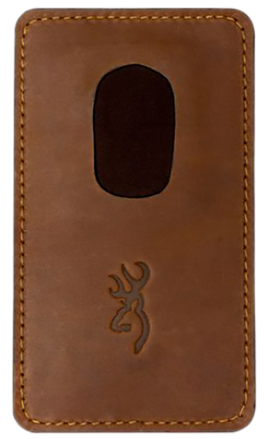 Browning 129088 Barrel Rest, XL, Brown Leather, Magnetic Insert - 023614990994 