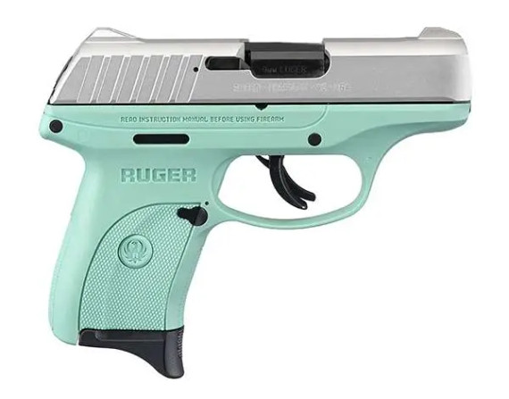 Ruger EC9s, 9MM, 3.12" Barrel, 7+1 Rds, Aluminum Cerakote - 736676132003 