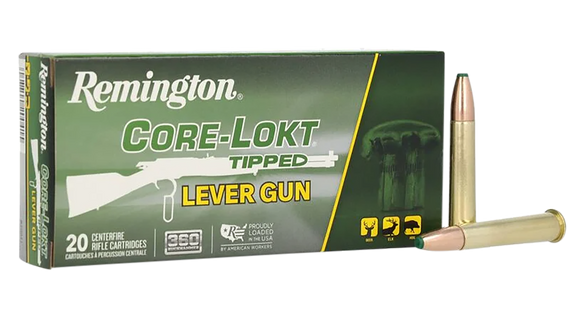 Remington R20041, 360 Buckhammer, 180gr Core-Lokt Tipped, 20 Rounds - 047700200415 