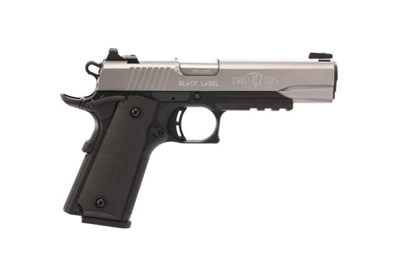 Browning 1911-380, 380 ACP, 4.25" Barrel, 8 Rds, Stainless/Black - 023614865018 