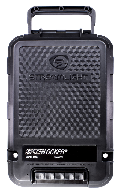 Streamlight SpeedLocker, Mechanical Keypad, Black High-Impact Polypropylene 
