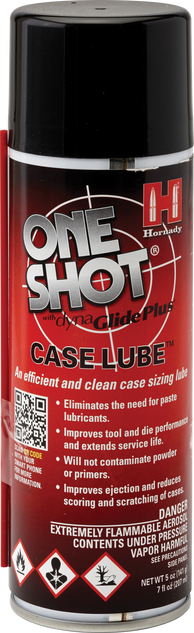 Hornady One Shot Case Lube, DynaGlide Plus Technology, 5 oz Aerosol - 090255299915 